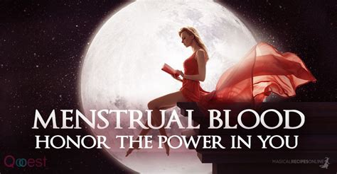 Menstrual blood witchcraft